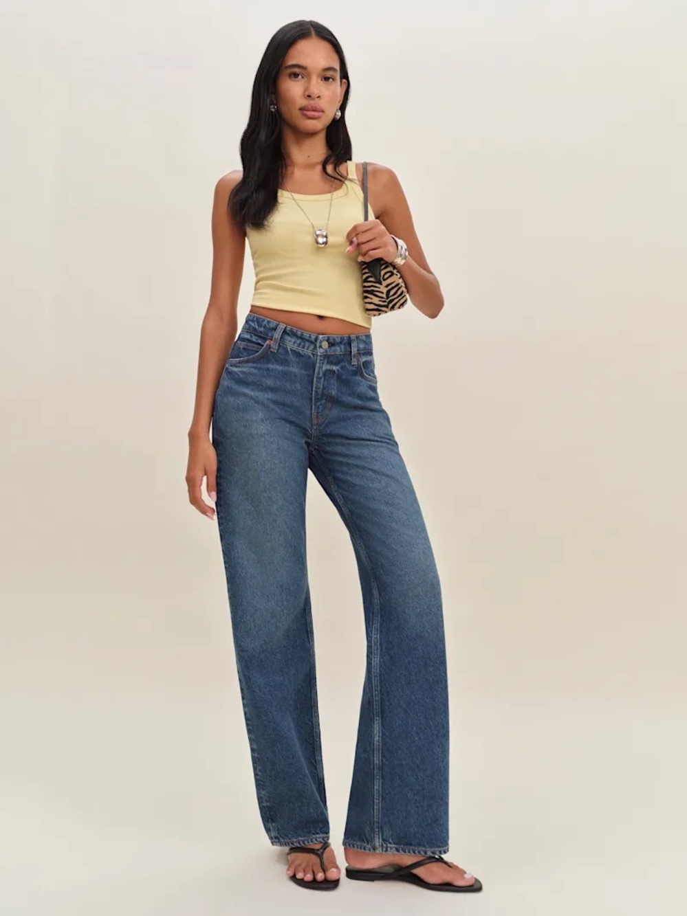 Reformation Morley V Waist Denim Jeans Size 30/10 Like New